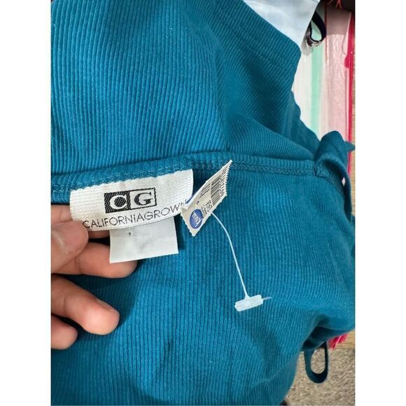 CaliforniaGrown blue tank top - Picture 9 of 9